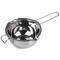 (18/8 Steel, 2 Cup Capacity, 480ML) Stainless Steel Double Boiler Pot for Melting Chocolate, Candy and Candle Making